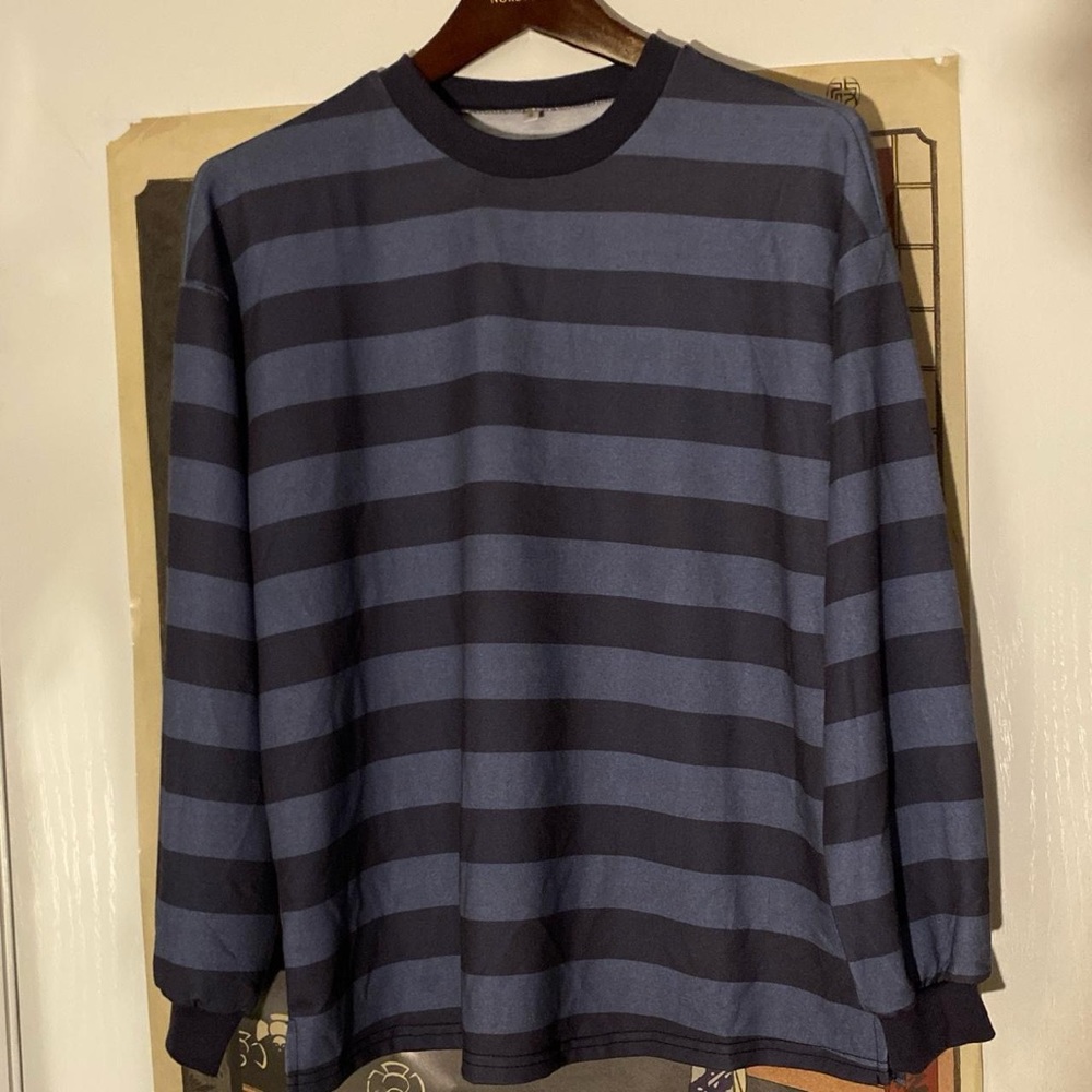 striped blue long sleeve 💙